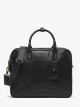 Leather Frandres Briefcase 2 Compartments Etrier Pink flandres EFLA8252